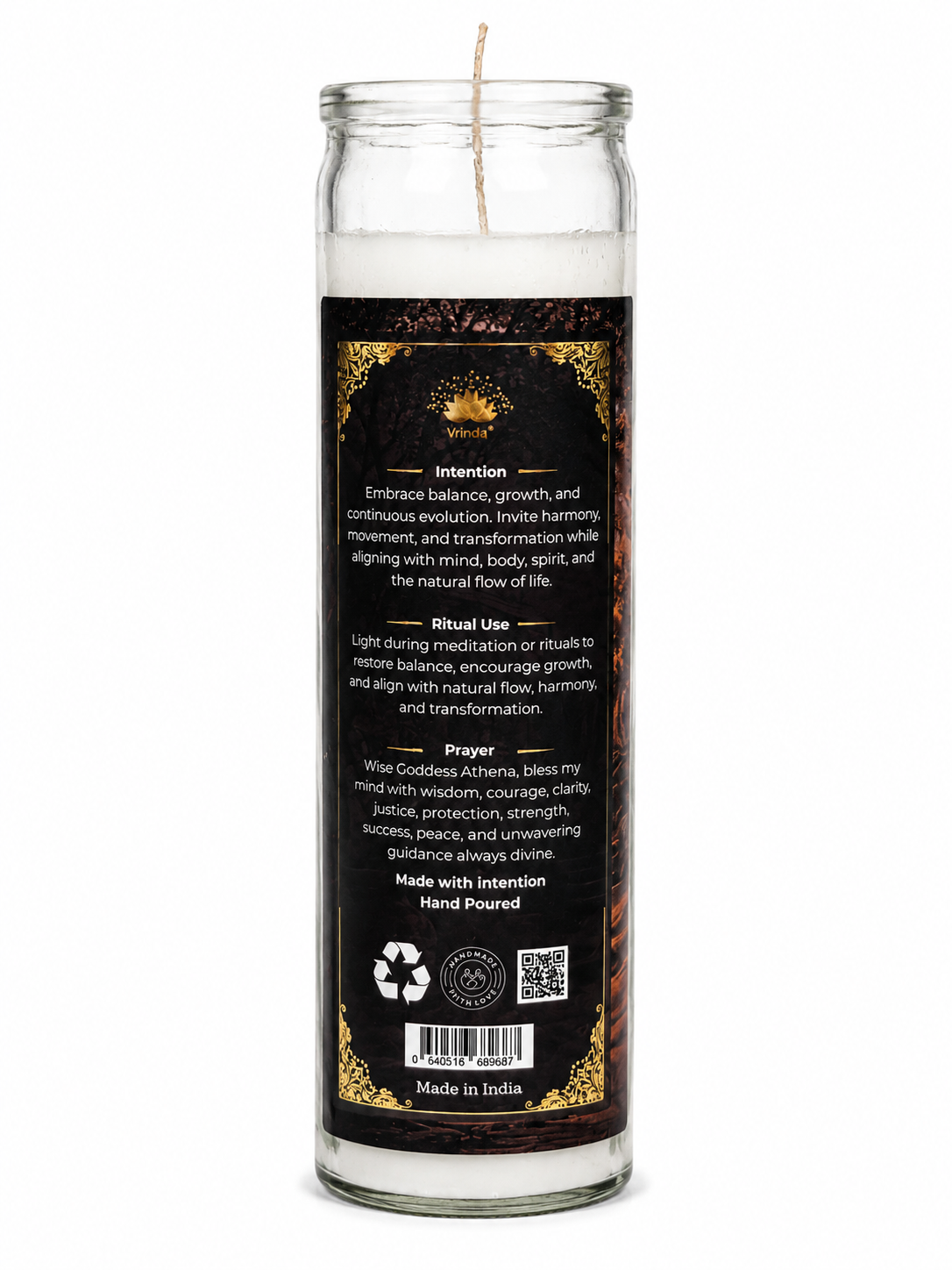 Athena Spiritual Ritual Jar Candle