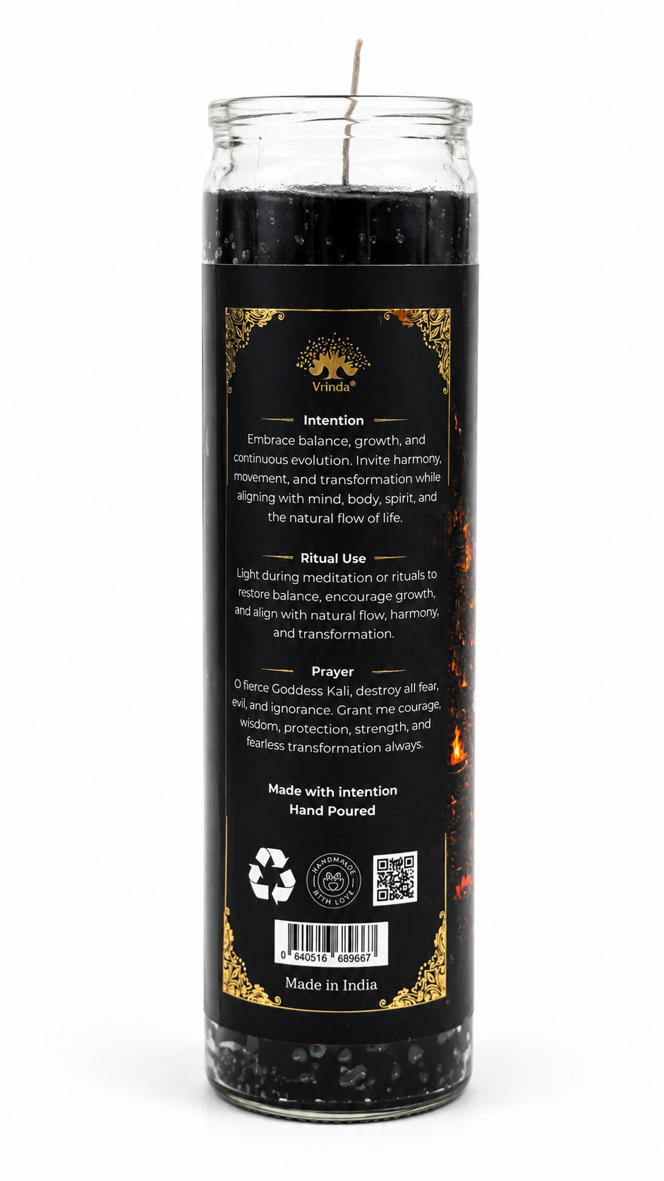 Goddess Kali Spiritual Ritual Jar Candle
