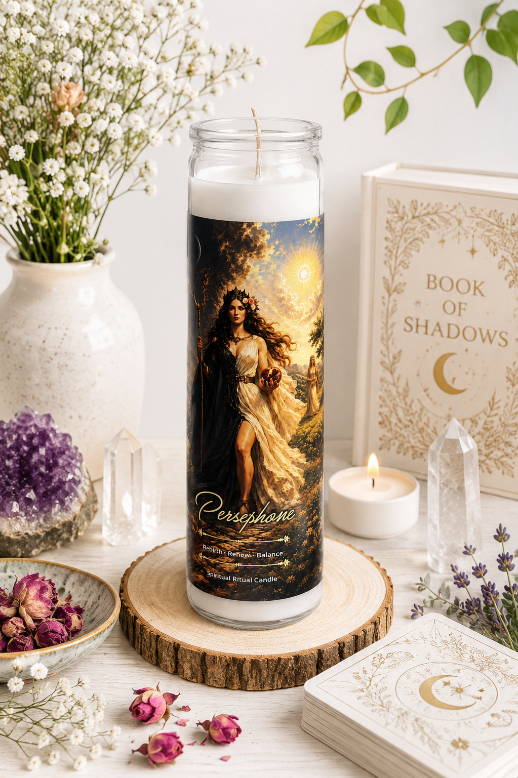 Persephone Spiritual Ritual Jar Candle