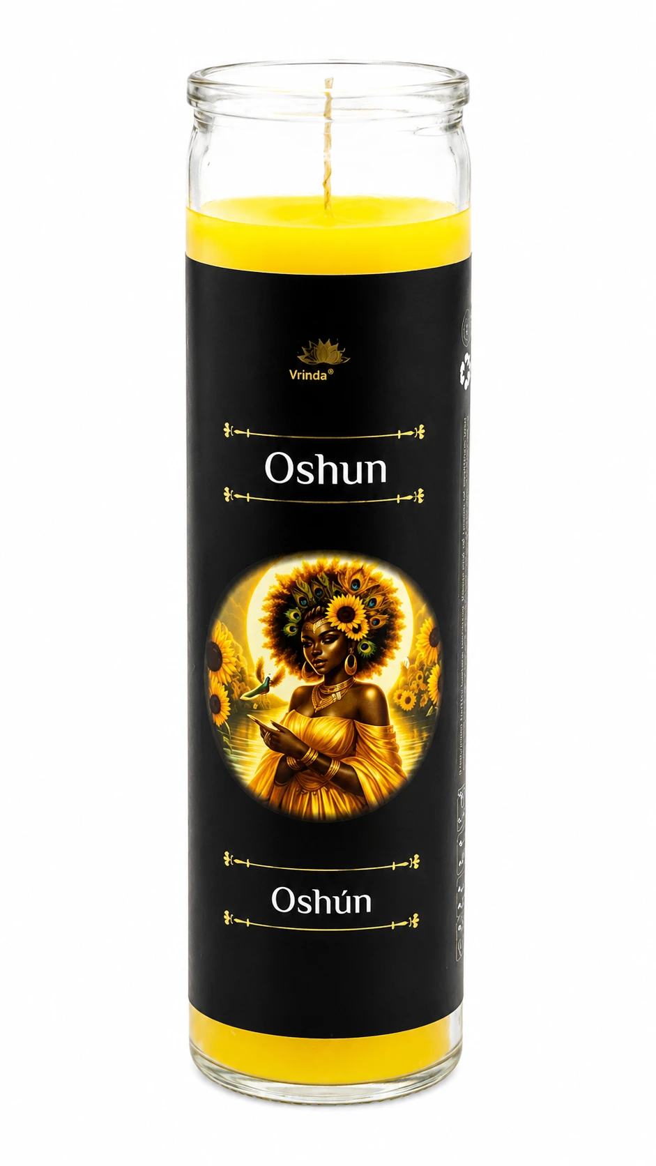 Unscented Glass Jar Candle - Oshun