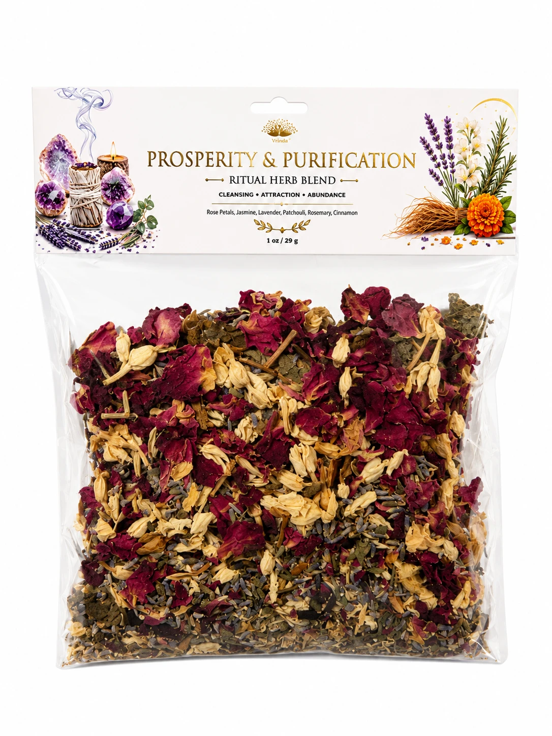 Prosperity and Purification Ritual Herb Blend 1oz.