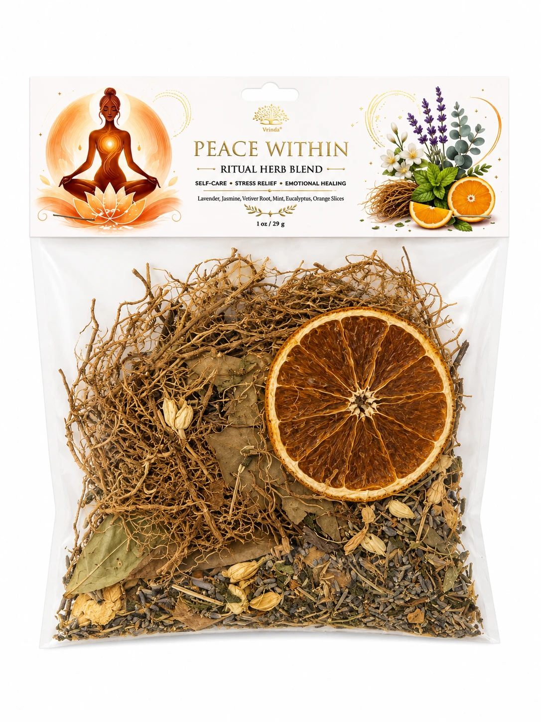 Peace Within Ritual Herb Blend 1oz.
