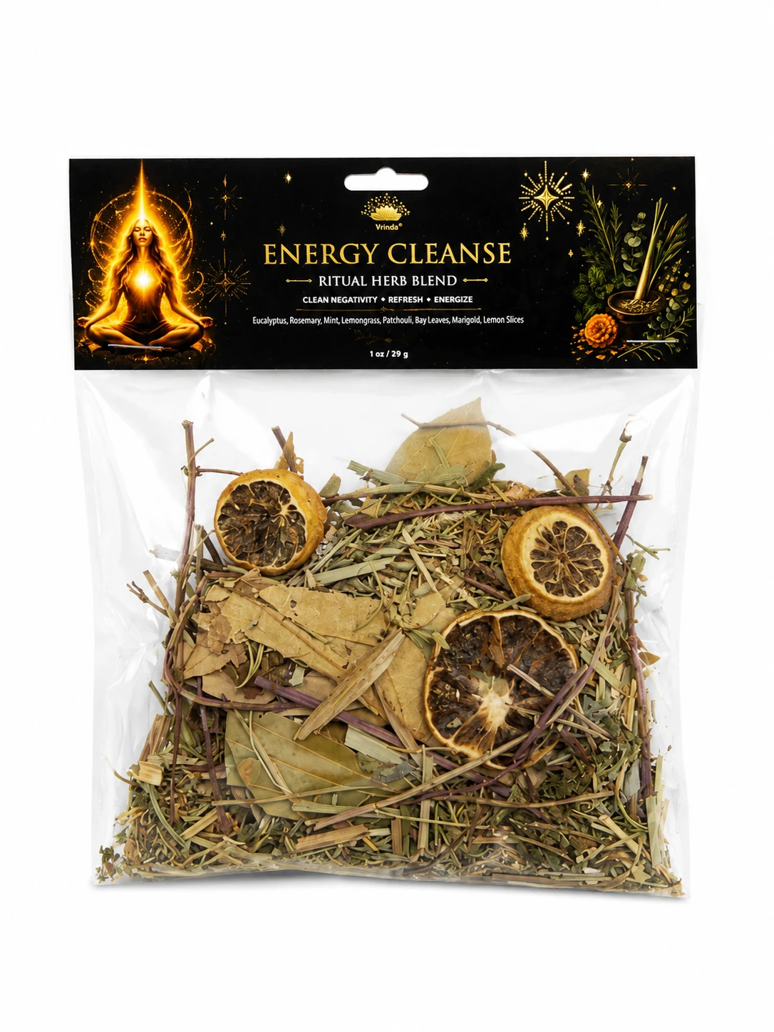 Energy Cleanse Ritual Herb Blend 1oz.