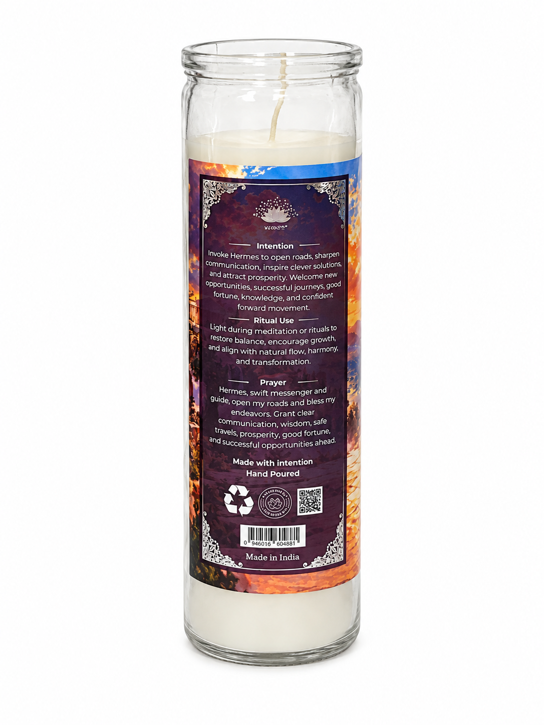 Hermes Spiritual Ritual Jar Candle