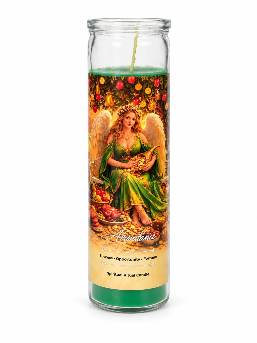 Abundance Spiritual Ritual Jar Candle