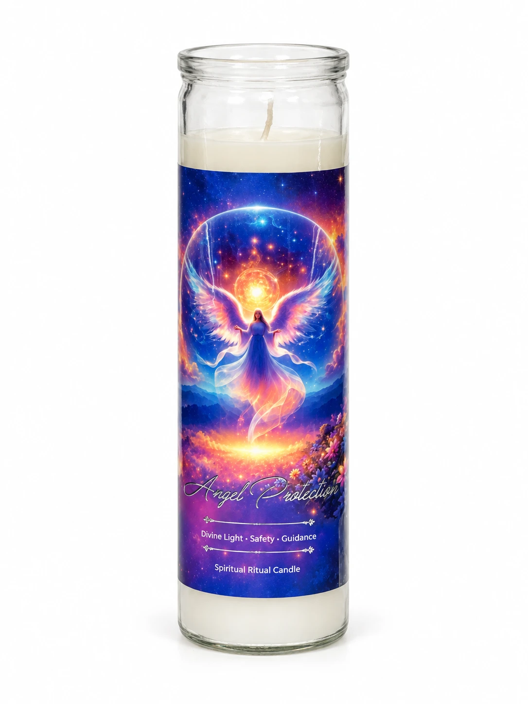 Angel Protection Spiritual Ritual Jar Candle