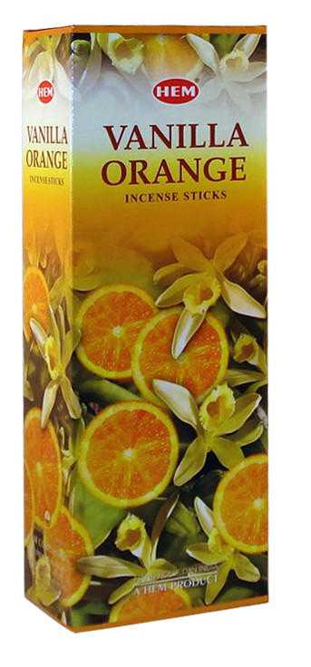 Hem Vanilla Orange Hem Incense Sticks VD Importers Inc.