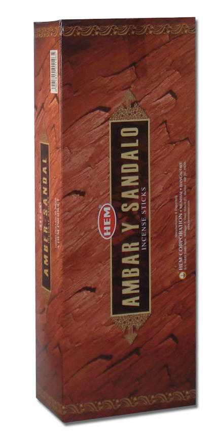 Hem Amber-Sandal Hem Incense Sticks VD Importers Inc.