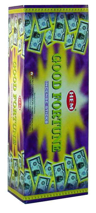 Hem Good Fortune Hem 20 Sticks Hexa Pack VD Importers Inc.