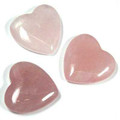 Rose Quartz Heart (25-30mm)