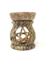 Stone Aroma Lamp 3''H (Pentacle)