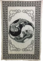 Indian Cotton Tapestry 2 Dragons (135 x 220 cm)