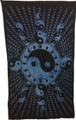 Indian Cotton Tapestry Tie & Dye Yin Yang (135 x 220 cm)