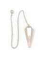 Facet Pendulum 40-50 mm (Rose Quartz)