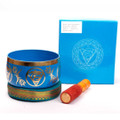 Tibetan Singing Bowl 7 Chakra Blue, Throat Chakra (Vishuddha)