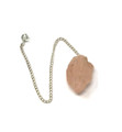 Rough stone pendulum Rose Quartz