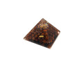 #17 Rudraksha with OM Orgone Energy Pyramid (55-60mm)