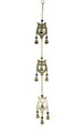 Brass Wind Chime with bells and 3 Owl