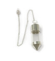 Chambered Empty Glass Pendulum 2"