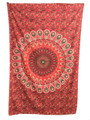 Tapestry Hippie Mandala Red (135cm x 220cm)