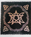 Altar Tarot Cloth Triple Moon Pentacle Triquetra approx. 24 inch