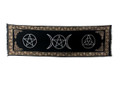 Altar Tarot Cloth Pentacle Triple Moon Triquetra approx. 72"x21"