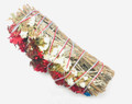 Shasta/ Blue sage smudge with red sinuata + white sinuata & Sudan blue 4" (item17)