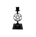 Vrinda Iron Candle holder, Pentacle, approx. 6.5"