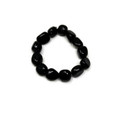 Black Agate tumbled stone bracelet