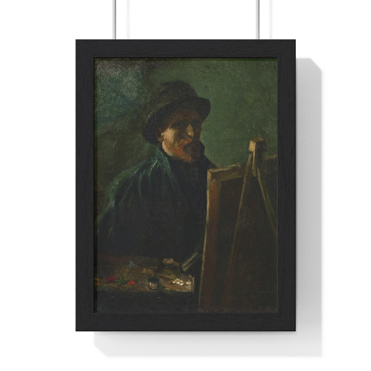 Vincent van Gogh's SelfPortrait with Dark Felt Hat at the Easel