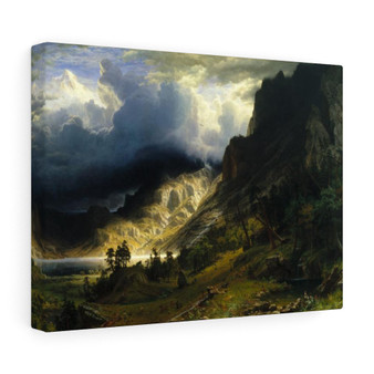  Mt. Rosalie  -  Stretched Canvas,Albert Bierstadt,  A Storm in the Rocky Mountains, Mt. Rosalie  ,  Stretched Canvas,Albert Bierstadt,  A Storm in the Rocky Mountains, Mt. Rosalie  -  Stretched Canvas,Albert Bierstadt,  A Storm in the Rocky Mountains