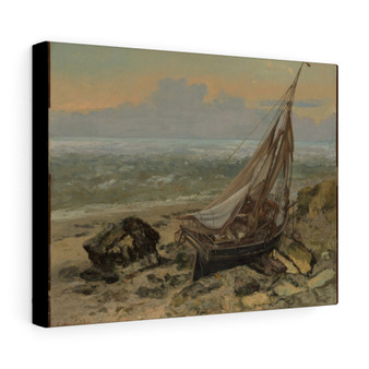 The Fishing Boat, 1865, Gustave Courbet, French- Stretched Canvas,The Fishing Boat, 1865, Gustave Courbet, French- Stretched Canvas,The Fishing Boat, 1865, Gustave Courbet, French, Stretched Canvas