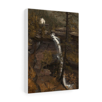 Sanford Gifford  Kauterskill Falls  , Stretched Canvas,Sanford Gifford  Kauterskill Falls  - Stretched Canvas