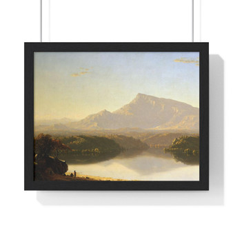 Sanford Robinson Gifford, Wilderness ,, Premium Framed Horizontal Poster,Sanford Robinson Gifford, Wilderness -- Premium Framed Horizontal Poster,Sanford Robinson Gifford, Wilderness -- Premium Framed Horizontal Poster