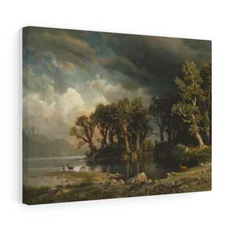 Albert Bierstadt, The coming storm  ,  Stretched Canvas,Albert Bierstadt, The coming storm  -  Stretched Canvas,Albert Bierstadt, The coming storm  -  Stretched Canvas