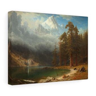 Albert Bierstadt, Mount Corcoran   ,  Stretched Canvas,Albert Bierstadt, Mount Corcoran   -  Stretched Canvas,Albert Bierstadt, Mount Corcoran   -  Stretched Canvas
