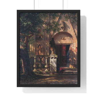  Sunlight and Shadow -  Premium Framed Vertical Poster,Albert Bierstadt, Sunlight and Shadow ,  Premium Framed Vertical Poster,Albert Bierstadt, Sunlight and Shadow -  Premium Framed Vertical Poster,Albert Bierstadt