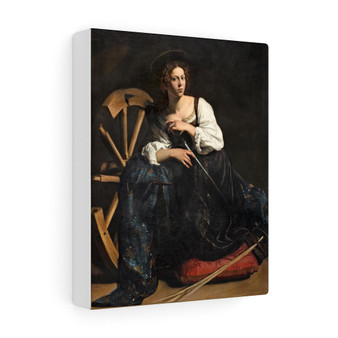 Caravaggio, Saint Catherine of Alexandria (post,restoration image)  ,   Stretched Canvas,Caravaggio, Saint Catherine of Alexandria (post-restoration image)  -   Stretched Canvas,Caravaggio, Saint Catherine of Alexandria (post-restoration image)  -   Stretched Canvas