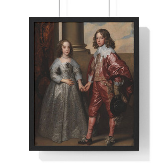  Prince of Orange, and his Bride, Mary Stuart, Anthony van Dyck  -  Premium Framed Vertical Poster,William II, Prince of Orange, and his Bride, Mary Stuart, Anthony van Dyck  ,  Premium Framed Vertical Poster,William II, Prince of Orange, and his Bride, Mary Stuart, Anthony van Dyck  -  Premium Framed Vertical Poster,William II