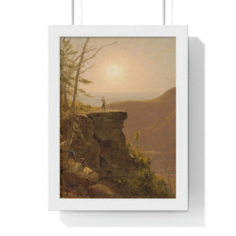 Sanford Robinson Gifford  -  A Ledge on South Mountain in the Catskills  -  Premium Framed Vertical Poster