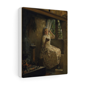 A Cosey Corner, 1884, Frank Millet- Stretched Canvas,A Cosey Corner, 1884, Frank Millet, Stretched Canvas,A Cosey Corner, 1884, Frank Millet- Stretched Canvas
