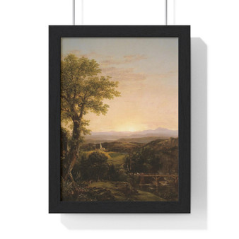 Thomas Cole, New England Scenery  ,  Premium Framed Vertical Poster,Thomas Cole, New England Scenery  -  Premium Framed Vertical Poster,Thomas Cole, New England Scenery  -  Premium Framed Vertical Poster