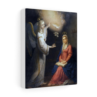 The Annunciation by Vladimir Borovikovsky  ,  Stretched Canvas,The Annunciation by Vladimir Borovikovsky  -  Stretched Canvas