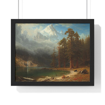 Albert Bierstadt, Mount Corcoran   ,  Premium Framed Horizontal Poster,Albert Bierstadt, Mount Corcoran   -  Premium Framed Horizontal Poster,Albert Bierstadt, Mount Corcoran   -  Premium Framed Horizontal Poster