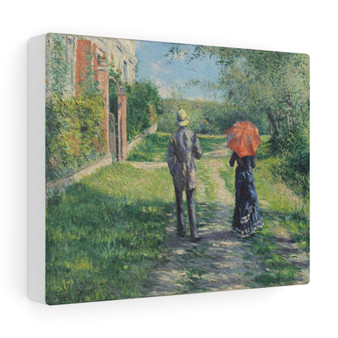 Gustave Caillebotte, Chemin montant  ,  Stretched Canvas,Gustave Caillebotte, Chemin montant  -  Stretched Canvas,Gustave Caillebotte, Chemin montant  -  Stretched Canvas
