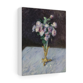 Gustave Caillebotte, Bouquet de roses dans un vase de christal -  Stretched Canvas,Gustave Caillebotte, Bouquet de roses dans un vase de christal ,  Stretched Canvas,Gustave Caillebotte, Bouquet de roses dans un vase de christal -  Stretched Canvas