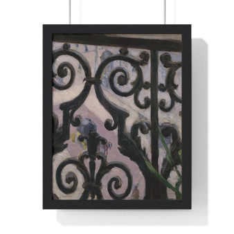 Gustave Caillebotte, View from a balcony  -  Premium Framed Vertical Poster,Gustave Caillebotte, View from a balcony  -  Premium Framed Vertical Poster,Gustave Caillebotte, View from a balcony  ,  Premium Framed Vertical Poster