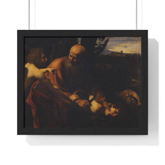 Caravaggio, Sacrificio di Isacco  ,  Premium Framed Horizontal Poster,Caravaggio, Sacrificio di Isacco  -  Premium Framed Horizontal Poster,Caravaggio, Sacrificio di Isacco  -  Premium Framed Horizontal Poster