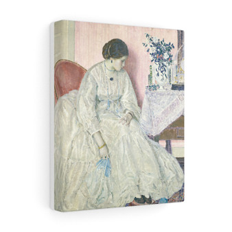 Frederick Carl Frieseke , Memories, 1915 , Stretched Canvas,Frederick Carl Frieseke - Memories- 1915 - Stretched Canvas