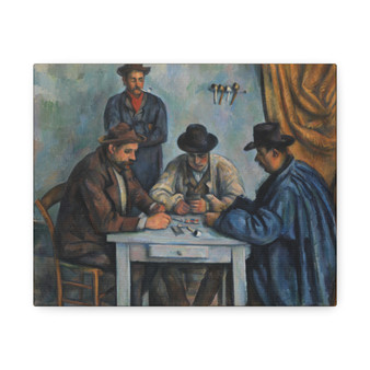The Card Players 1890–92 Paul Cézanne French - Stretched Canvas